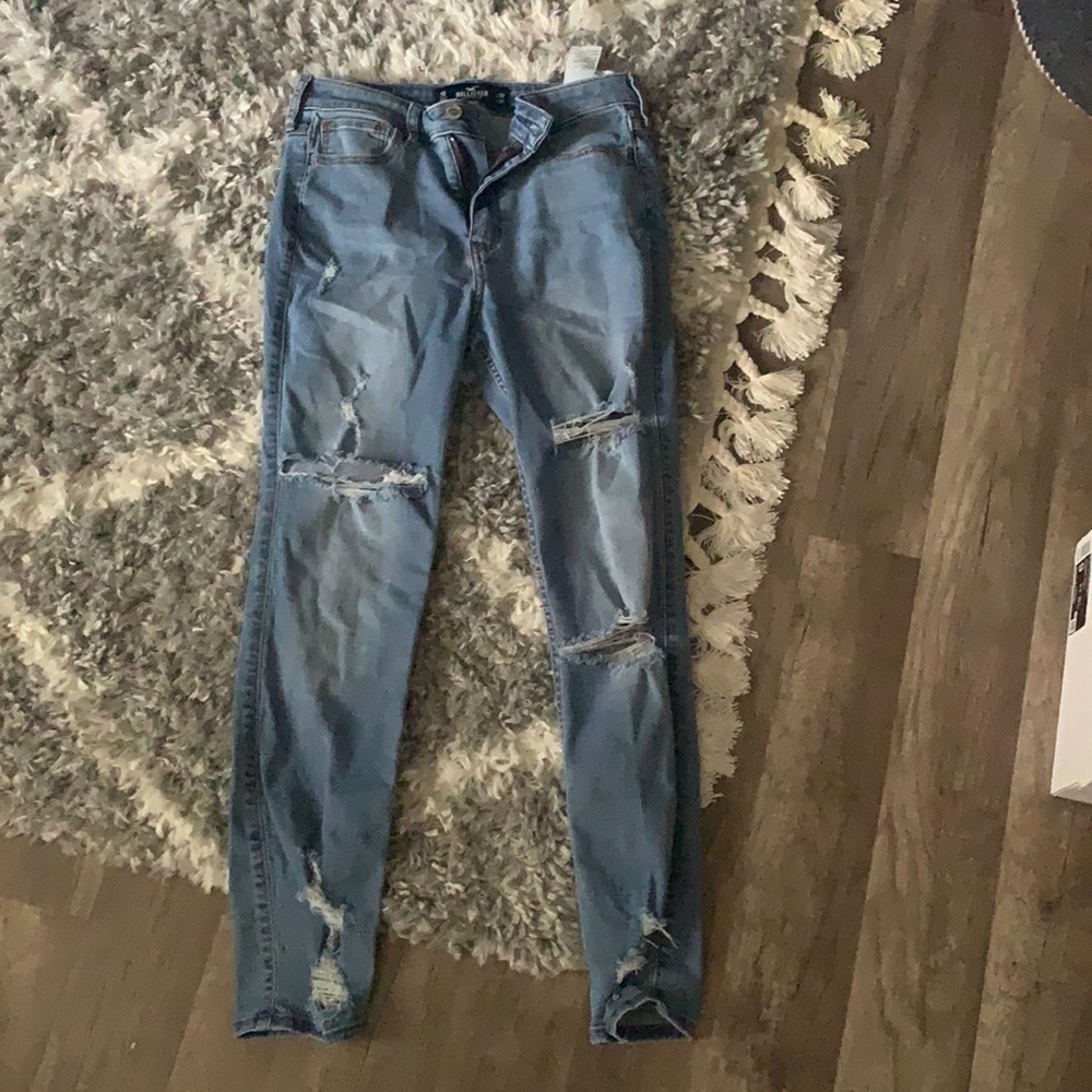 hollister high rise jeans
